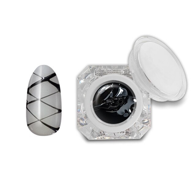 Gel unghii MoonbasaNails, S04, 5ml, Negru