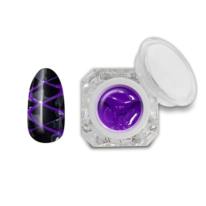 Gel unghii MoonbasaNails, S07, 5ml, Violet