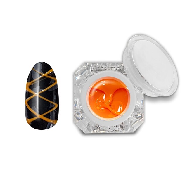 Gel unghii MoonbasaNails, S10, 5ml, Portocaliu