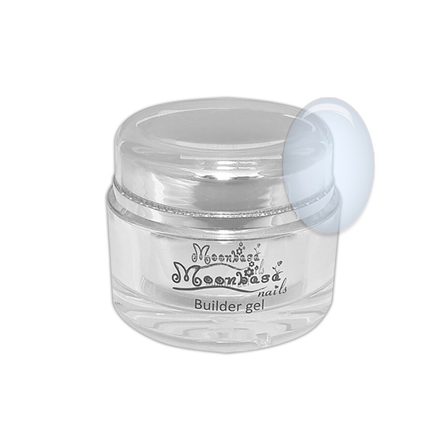 Gel UV pentru constructie Ice Blue MoonbasaNails, 30g