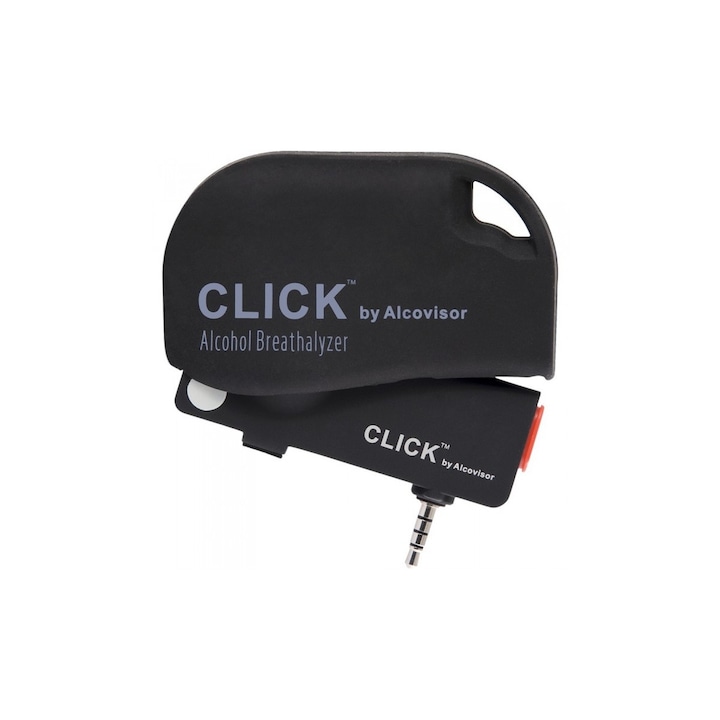 Alcooltest telefon Click AlcoVisor, cu senzor electrochimic pentru telefoane mobile