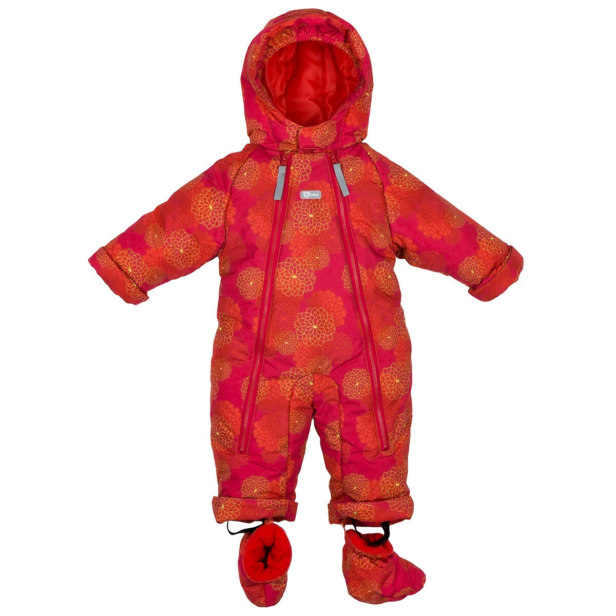 Combinezon impermeabil cu botosei, Gmini - Billblo, Portocaliu, 68 cm