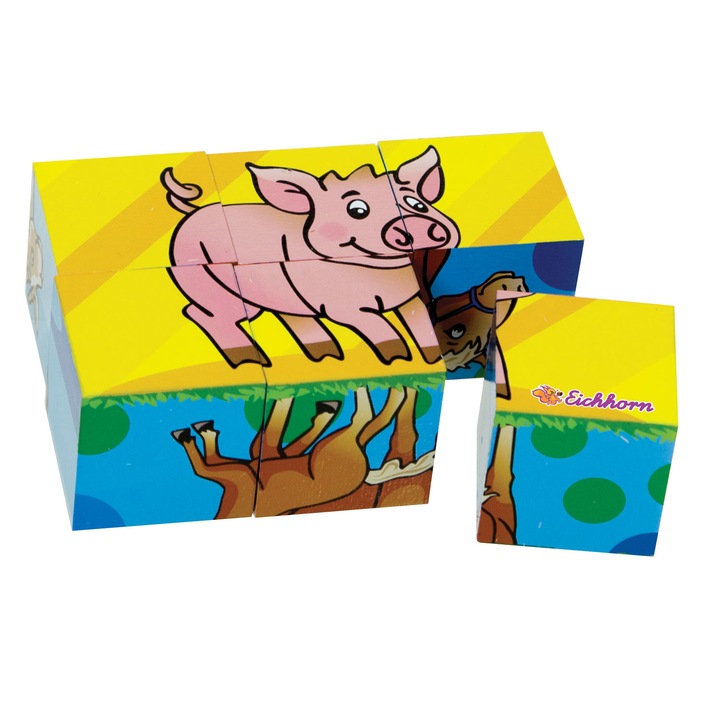 Forma puzzle, 6 darabos