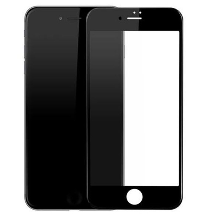 Folie protectie ecran, Maxcenter 3D, Sticla, pentru iPhone 8 si iPhone 7, Negru