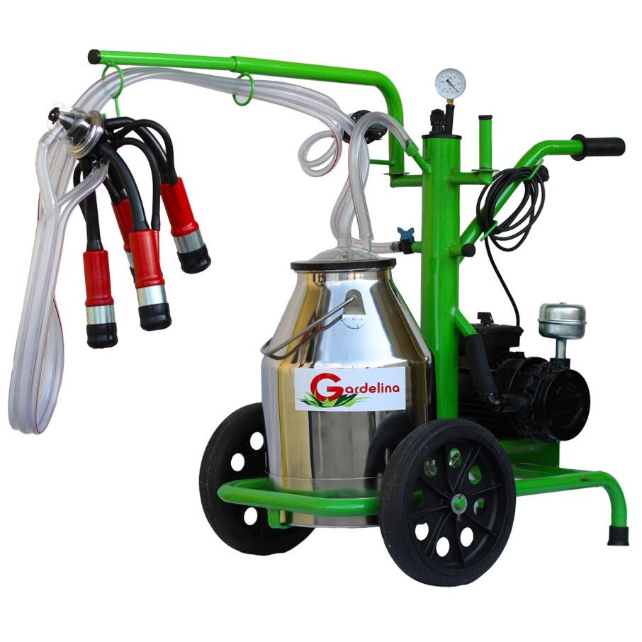 Mulgator 550W, 1440Rpm, 180l/min, 8-10 bovine/h, 30l, pahare colectoare plastic ,Gardelina