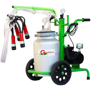 Mulgator Gardelina 140, 550W, 1440Rpm, 180l/min, 8-10 bovine pe ora, 30l, pahare colectoare plastic Mulgator Gardelina 140, 550W, 1440Rpm, 180l/min, 8-10 bovine pe ora, 30l, pahare colectoare plastic