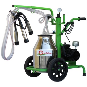 Mulgator 550W, 1440Rpm, 180l/min, 8-10 animale pe ora, 30l, pahare colectoare inox, Gardelina Mulgator 550W, 1440Rpm, 180l/min, 8-10 animale pe ora, 30l, pahare colectoare inox, Gardelina