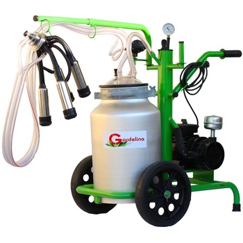 Mulgator Gardelina 140, 550W, 1440Rpm, 180l/min, 8-10 animale/h, recipient 30l, pahare colectoare inox Mulgator Gardelina 140, 550W, 1440Rpm, 180l/min, 8-10 animale/h, recipient 30l, pahare colectoare inox