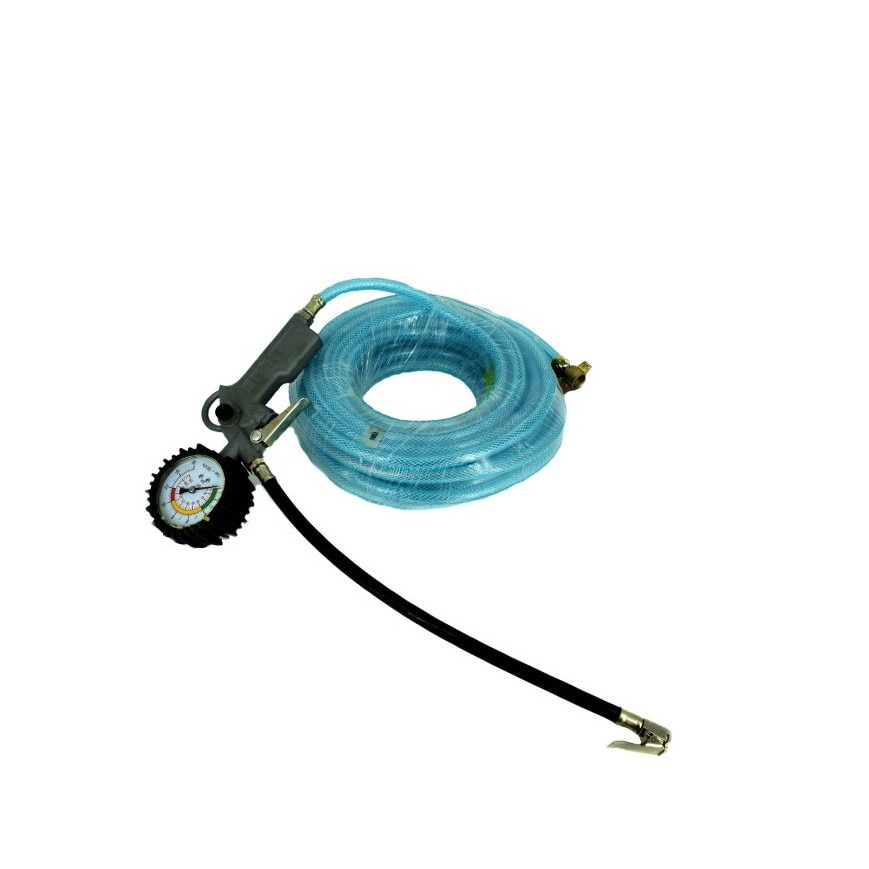 Furtun umflat roata cu manometru 15M