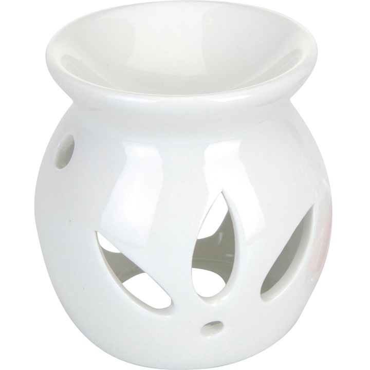Комплект за ароматерапия Excellent Houseware, Керамичен свещник ,12 шишенца с аромати