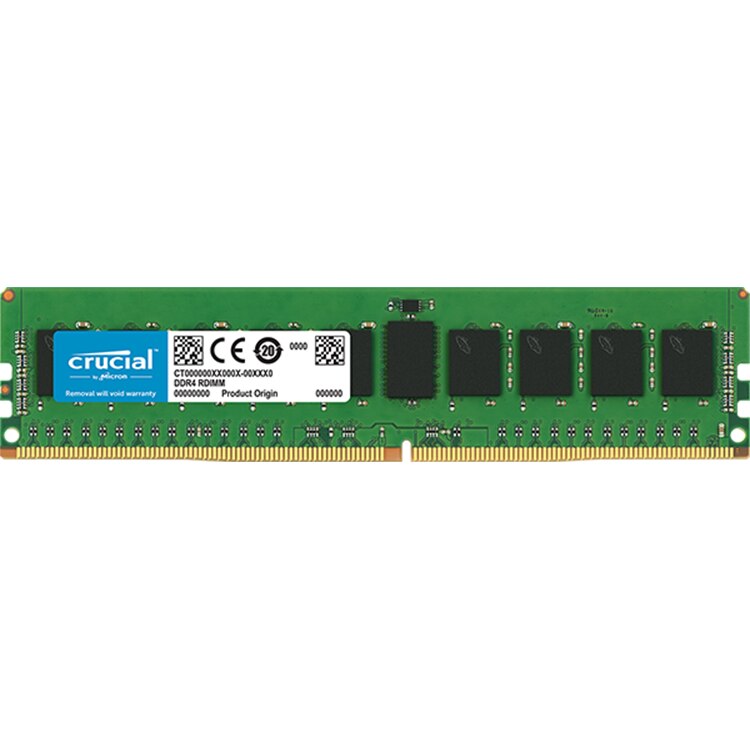 Crucial 8GB DDR4 2133MHz メモリ ×4 Memorie server Crucial 8GB DIMM, DDR4, 2133MHz, CL15, SR x4 ECC