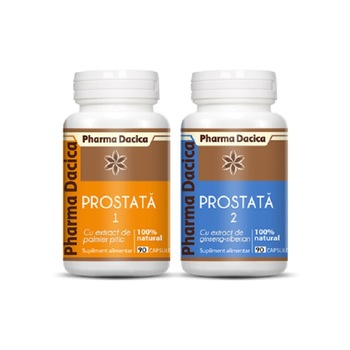 Set 2x90 capsule Prostata Pharma Dacica, supliment alimentar, antioxidant Set 2x90 capsule Prostata Pharma Dacica, supliment alimentar, antioxidant