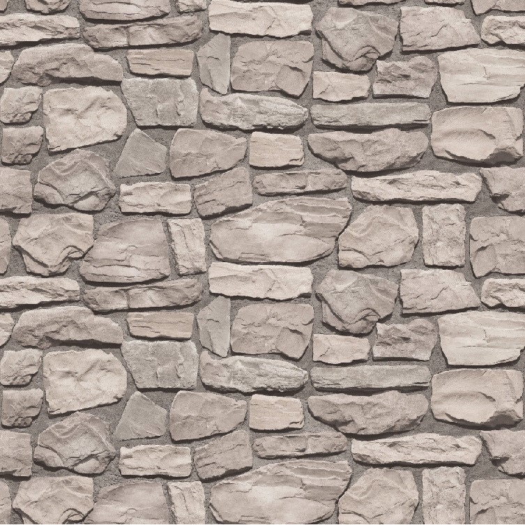 Fototapet Zid piatra diverse gri si crem (380 x 255 cm)