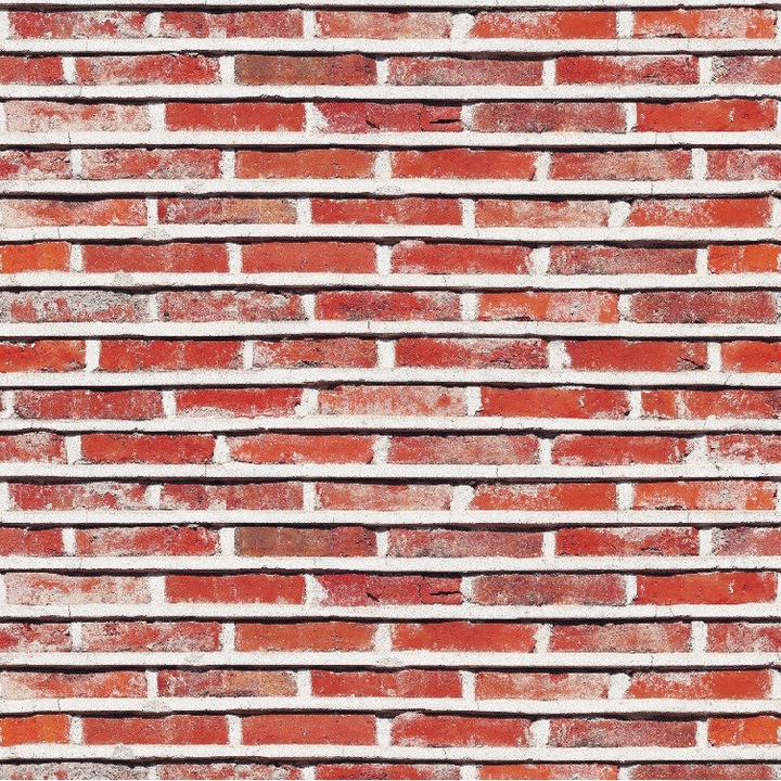 Fototapet Zid caramida subtire rosu 300 x 200 cm