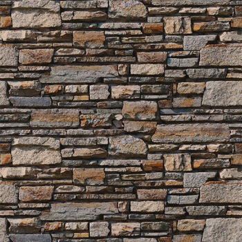 Fototapet Zid piatra maro si negru 300 x 200 cm Fototapet Zid piatra maro si negru 300 x 200 cm