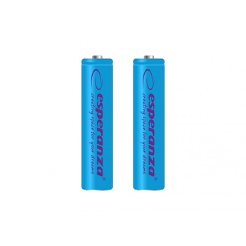 Baterii reincarcabile Esperanza EZA101B, Ni-MH AAA, 1000MAH, 2buc Baterii reincarcabile Esperanza EZA101B, Ni-MH AAA, 1000MAH, 2buc