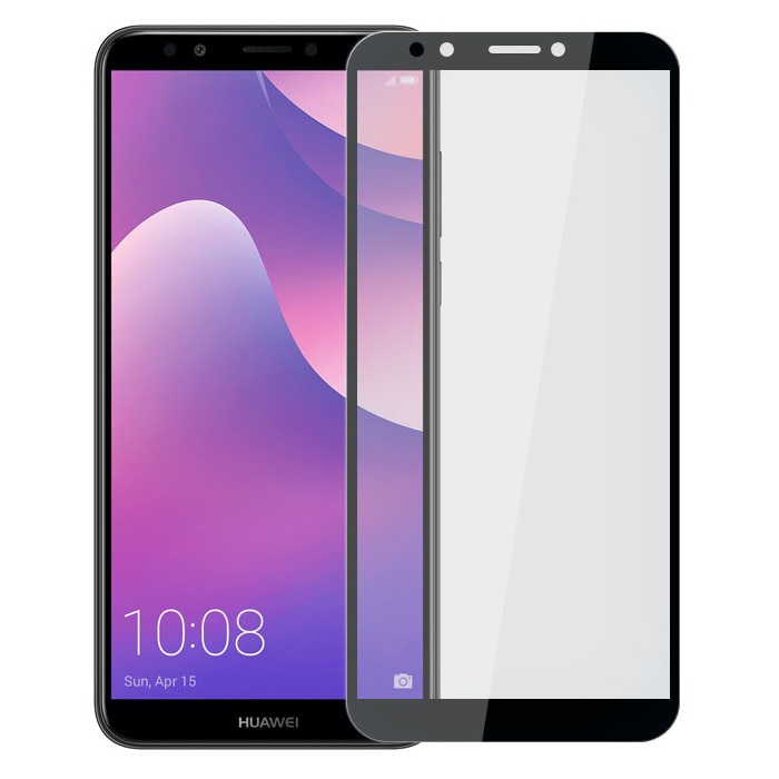 Folie de protectie full screen 3D AKASHI Huawei Y7 2018 Black