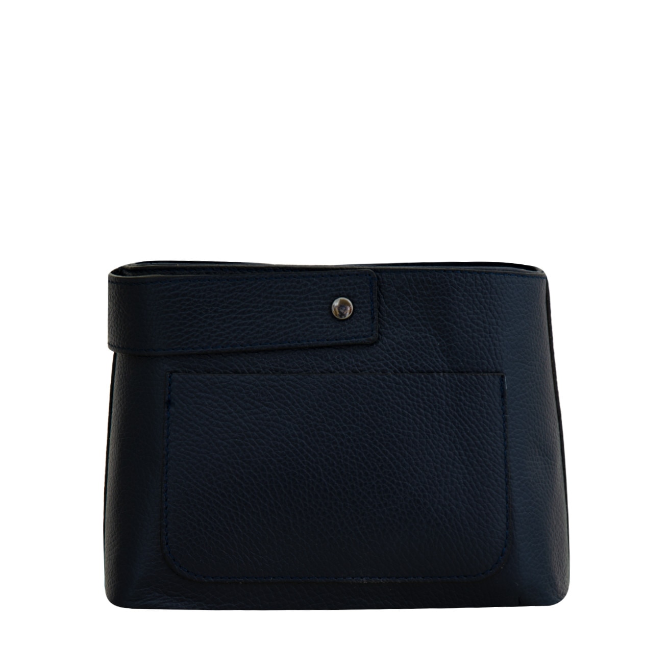 Geanta crossbody din piele naturala, Dani bleumarin