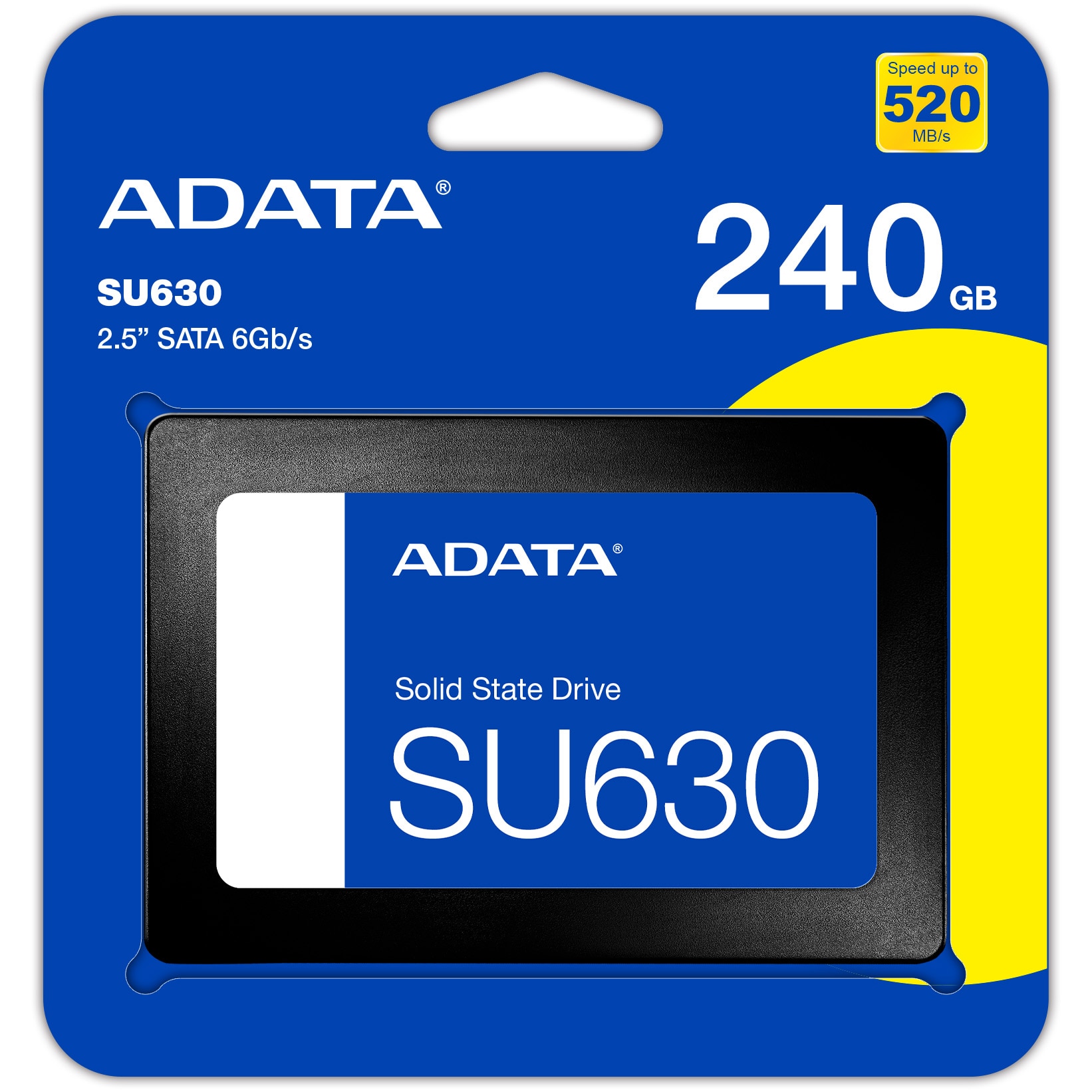内蔵型SSD 240GB SSD ADATA SU630 ASU630SS-240GQ-R Solid-State Drive (SSD) ADATA SU630, 240GB, 2.5