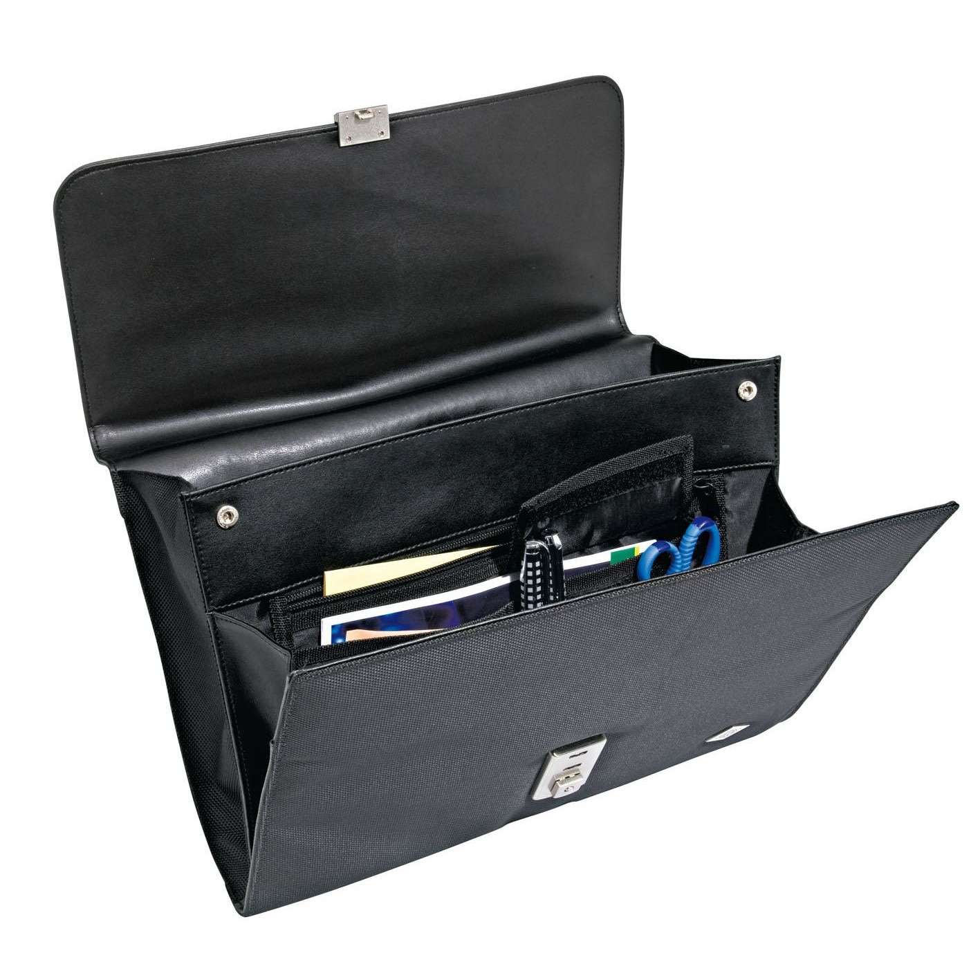 Mapa de conferinta Wedo Elegance A4-imitatie piele-neagra