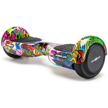 Scooter electric Freewheel Junior Lite graffiti mov , roti 6.5 inch, autonomie 12 km, viteza 12 km/h ,motor 2 x 200W Scooter electric Freewheel Junior Lite graffiti mov , roti 6.5 inch, autonomie 12 km, viteza 12 km/h ,motor 2 x 200W