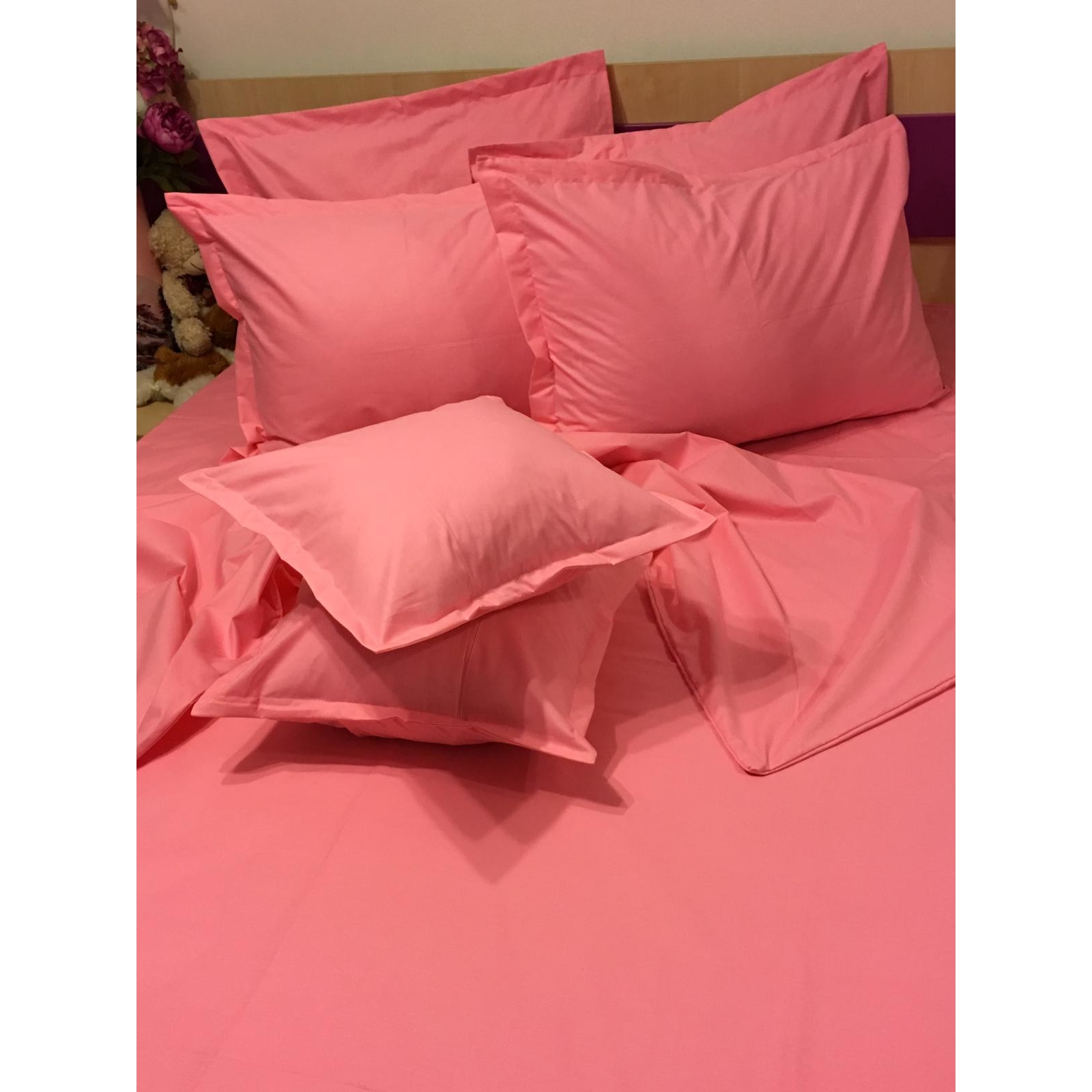 Set lenjerie, 8 piese bumbac ranforce, pentru saltea de 1,20m, by Liz Line - L8R3120