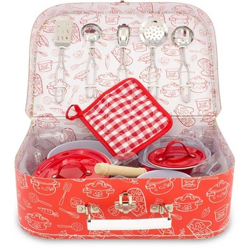 Set gatit in valiza, 11 piese, 3 ani+ Set gatit in valiza, 11 piese, 3 ani+