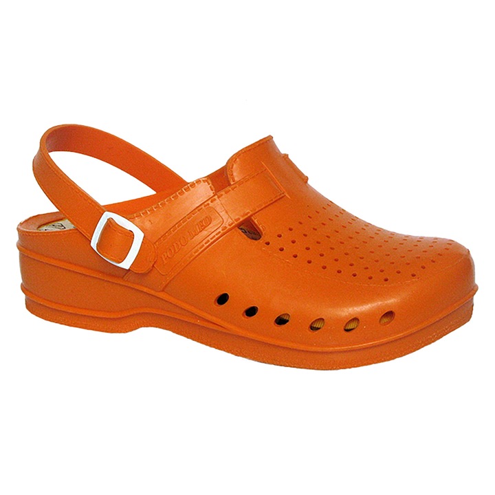 Papuci medicali unisex, PODOMED, 36/37, portocaliu, sintetici