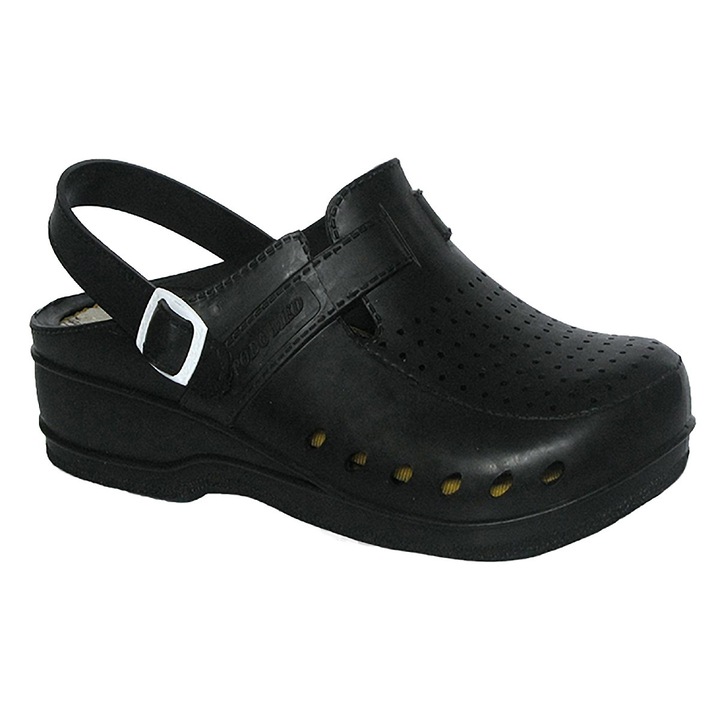 Papuci medicali unisex, PODOMED, 36/37, negru, sintetici