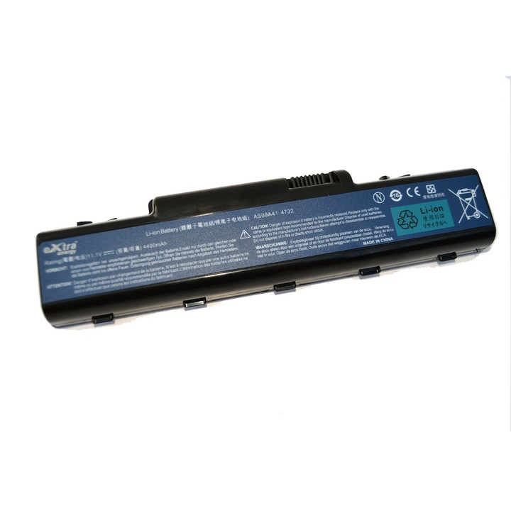 Li-Ion laptop akkumulátor használható Acer Aspire 4732Z 4400 mAh 6 cellával