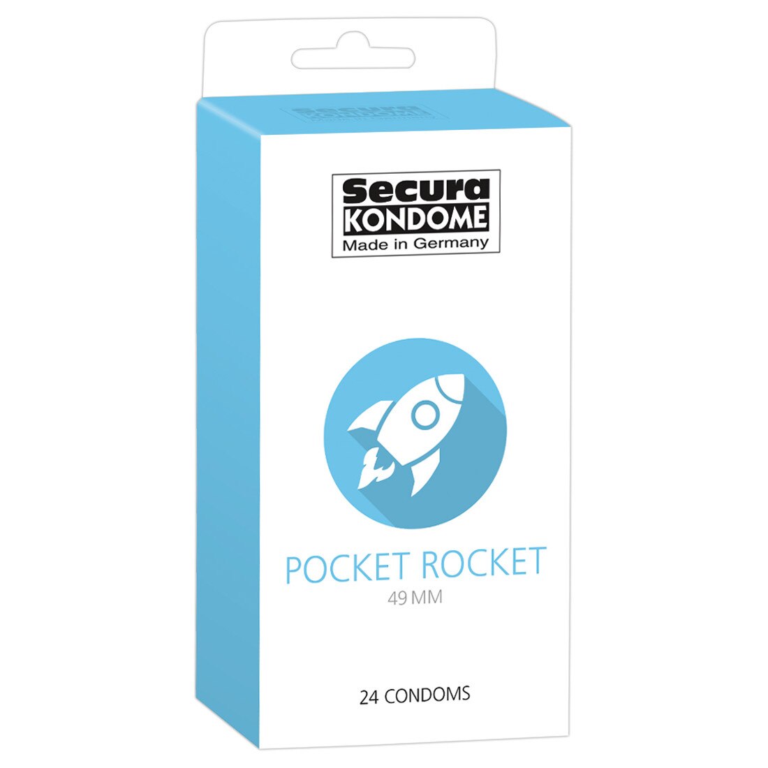Prezervative Secura Pocket Rocket 49 mm 24 buc