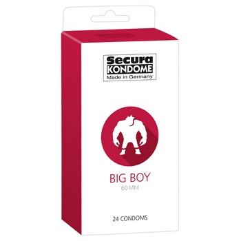 Prezervative Secura Big Boy 60 mm 24 buc Prezervative Secura Big Boy 60 mm 24 buc