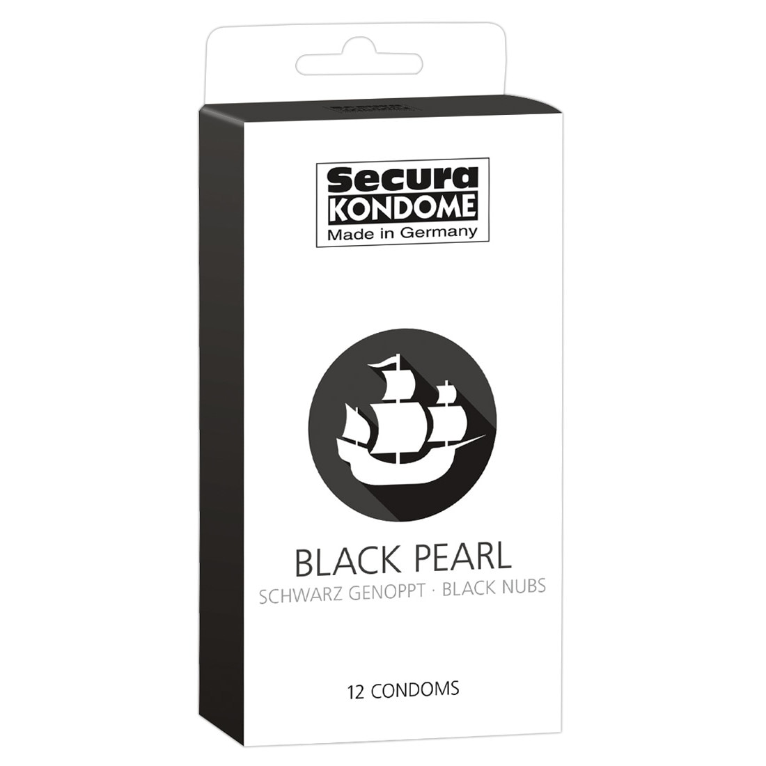 Prezervative Secura Black Pearl 52 mm 12 buc