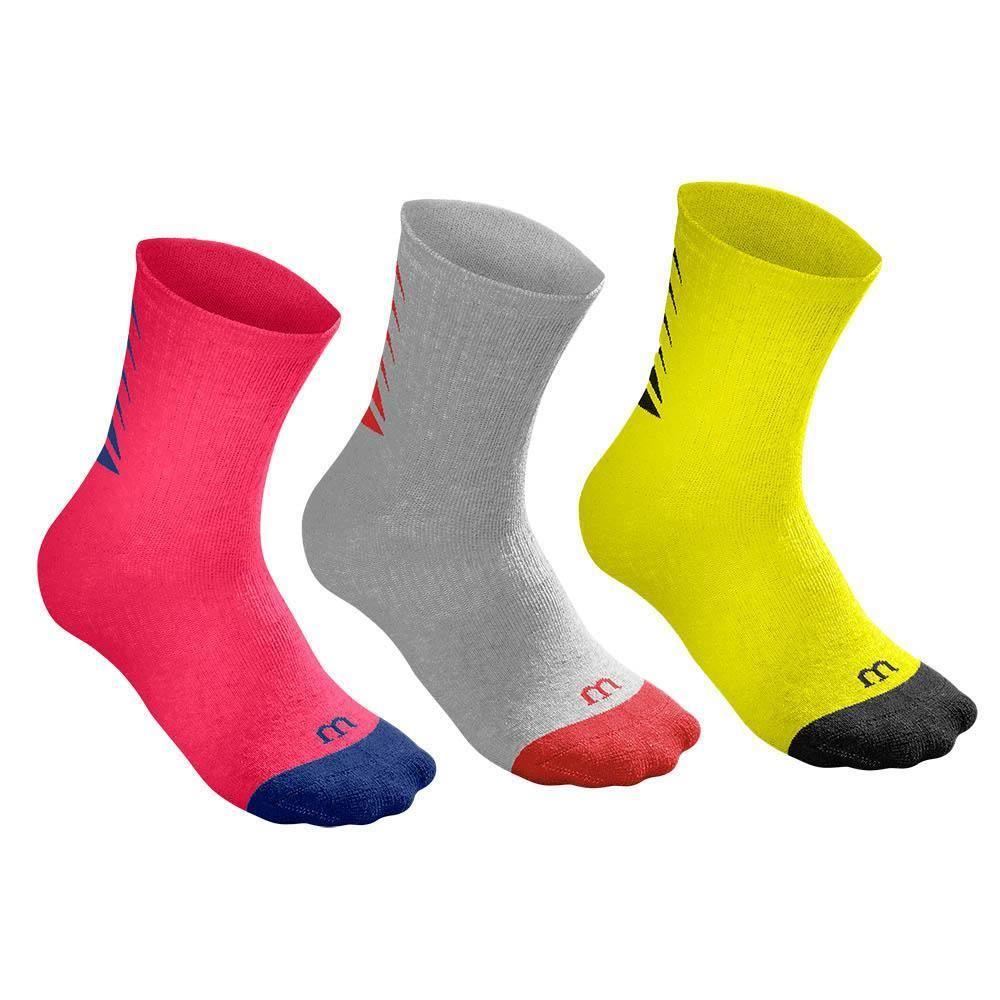 Set 3 Sosete Wilson Seasonal Crew, multicolore, M-L