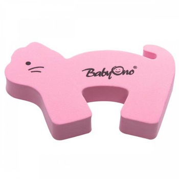 Protectie inchidere usa BabyOno, Roz Protectie inchidere usa BabyOno, Roz