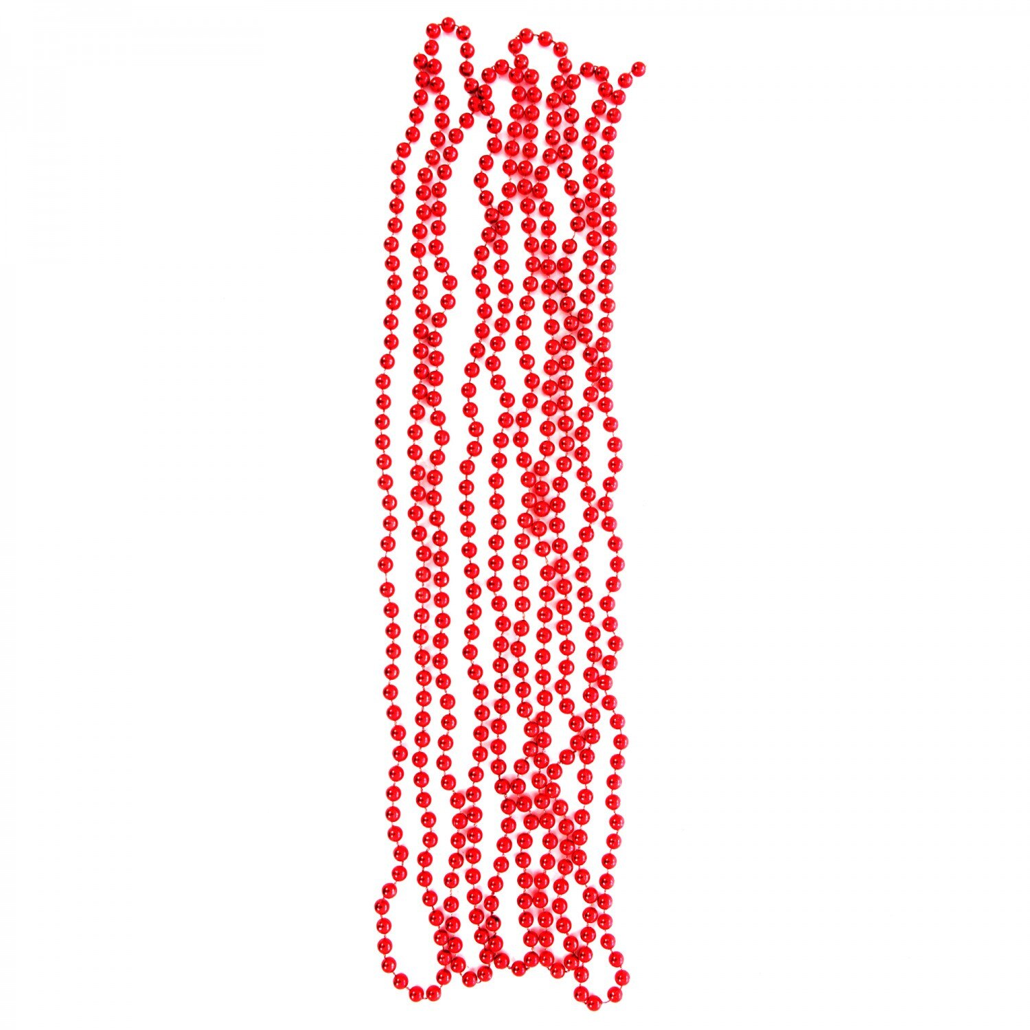 Ghirlanda iMK® pentru Craciun, Model margele rosii, 5 metri