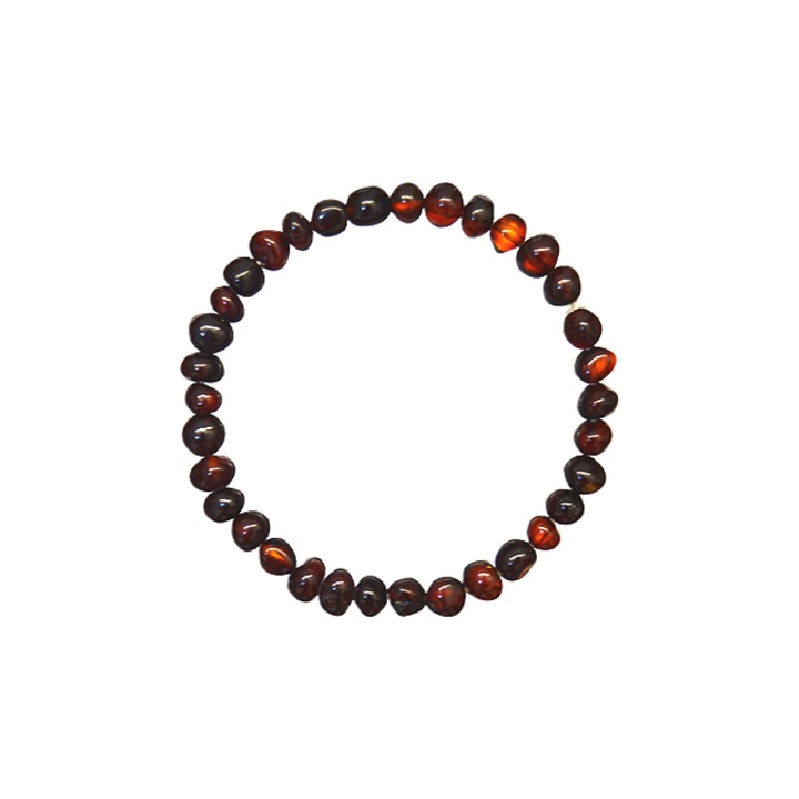 Bratara Chihlimbar - sfere 6mm - cristale semipretioase, unisex, dwqfwq-crystals