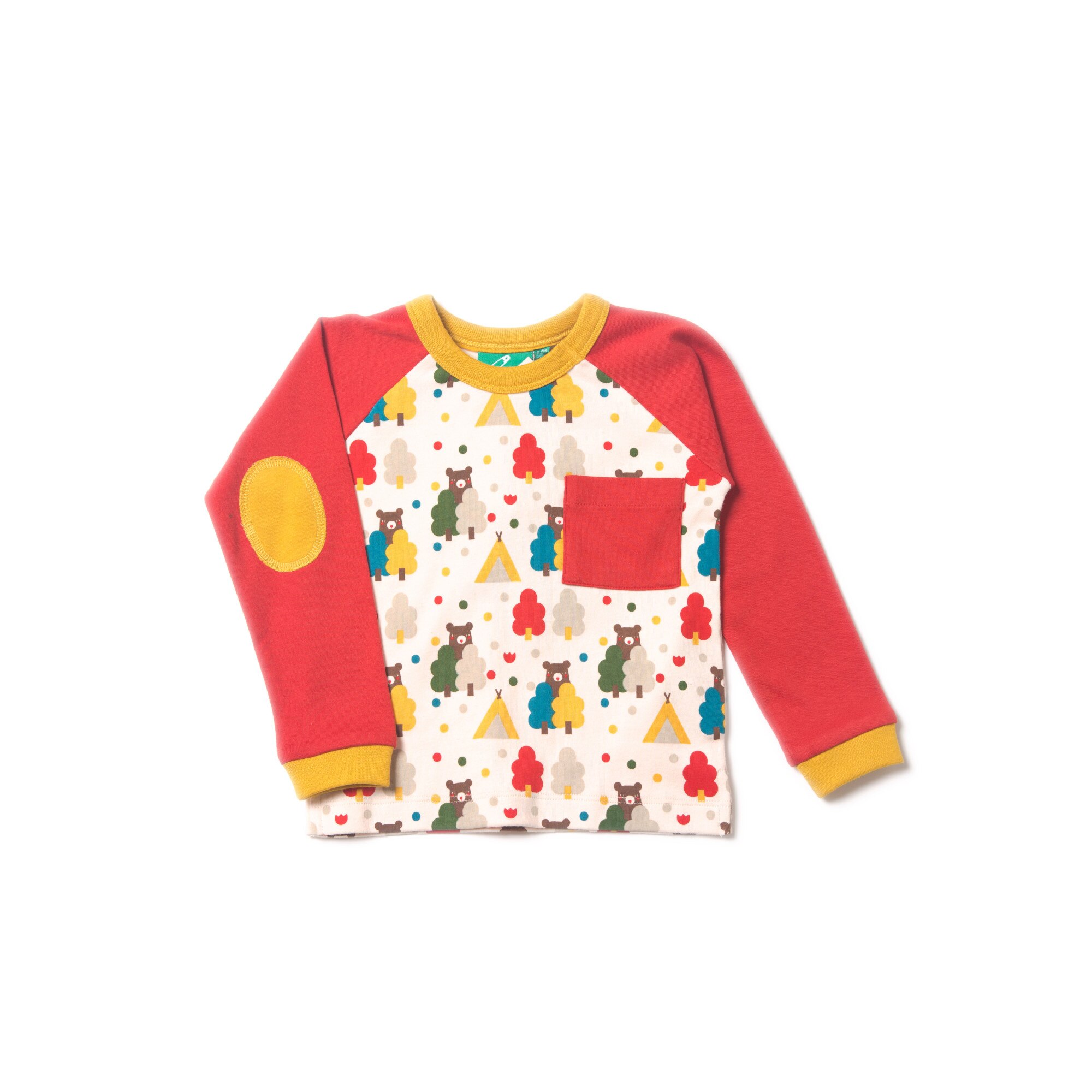 Bluza ”Bucuria ursuletilor”, bumbac organic, multicolor, copii