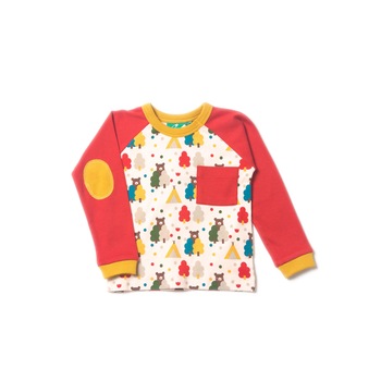 Bluza ”Bucuria ursuletilor”, bumbac organic, multicolor, copii Bluza ”Bucuria ursuletilor”, bumbac organic, multicolor, copii