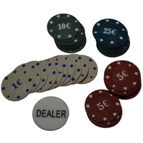 Set 100 jetoane poker 4 grame