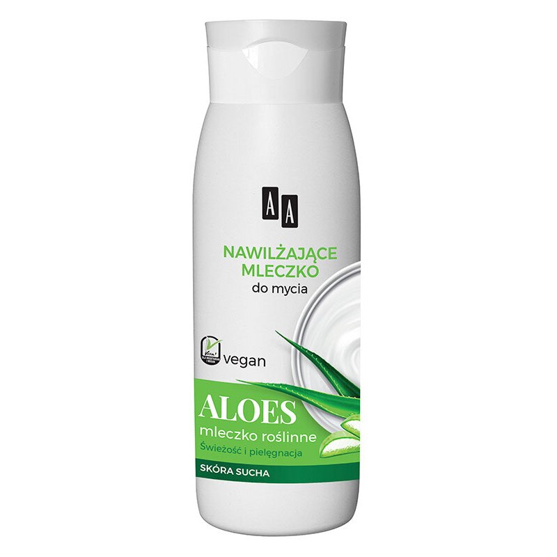 Gel de Dus Cremos Hidratant cu Aloe Vera AA Vegan 400 ml