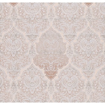 Tapet Slavyanski Oboi, Grace 5186-02, clasic flori, bej-maro, semilavabil, acrilic, pentru living sau dormitor Tapet Slavyanski Oboi, Grace 5186-02, clasic flori, bej-maro, semilavabil, acrilic, pentru living sau dormitor