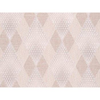 Tapet Slavyanski Oboi, Arizona 5204-01, clasic romburi, bej-maro, semilavabil, acrilic, pentru living sau dormitor Tapet Slavyanski Oboi, Arizona 5204-01, clasic romburi, bej-maro, semilavabil, acrilic, pentru living sau dormitor