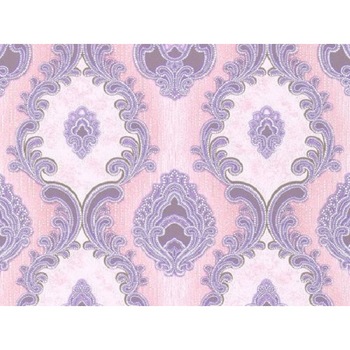 Tapet Slavyanski Oboi, Rumba 6544-01, clasic flori, mov-lila, semilavabil, acrilic, pentru living sau dormitor Tapet Slavyanski Oboi, Rumba 6544-01, clasic flori, mov-lila, semilavabil, acrilic, pentru living sau dormitor