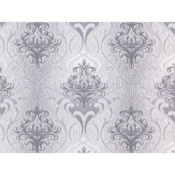 Tapet Slavyanski Oboi, Carnaval 6571-10, clasic flori, gri-negru, semilavabil, acrilic, pentru living sau dormitor Tapet Slavyanski Oboi, Carnaval 6571-10, clasic flori, gri-negru, semilavabil, acrilic, pentru living sau dormitor