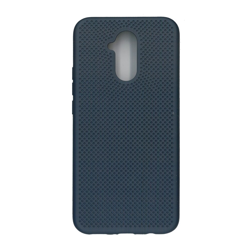 Husa din silicon cu perforatii, Eurocell, pentru Huawei Mate 20 Lite, negru