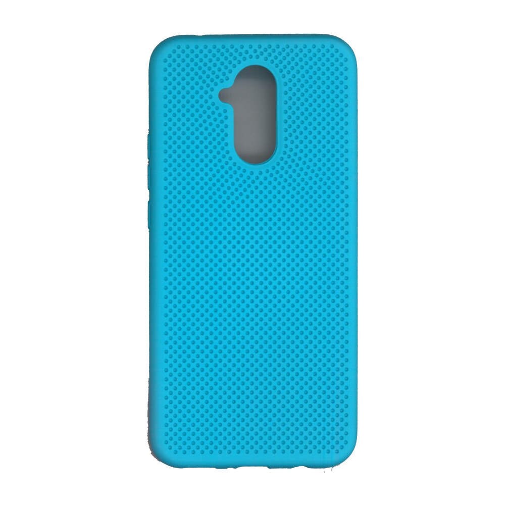 Husa din silicon cu perforatii, Eurocell, pentru Huawei Mate 20 Lite, blue