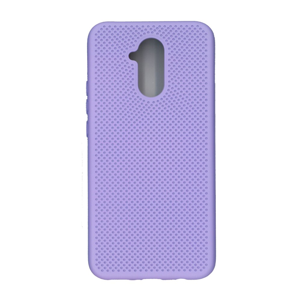 Husa din silicon cu perforatii, Eurocell, pentru Huawei Mate 20 Lite, mov
