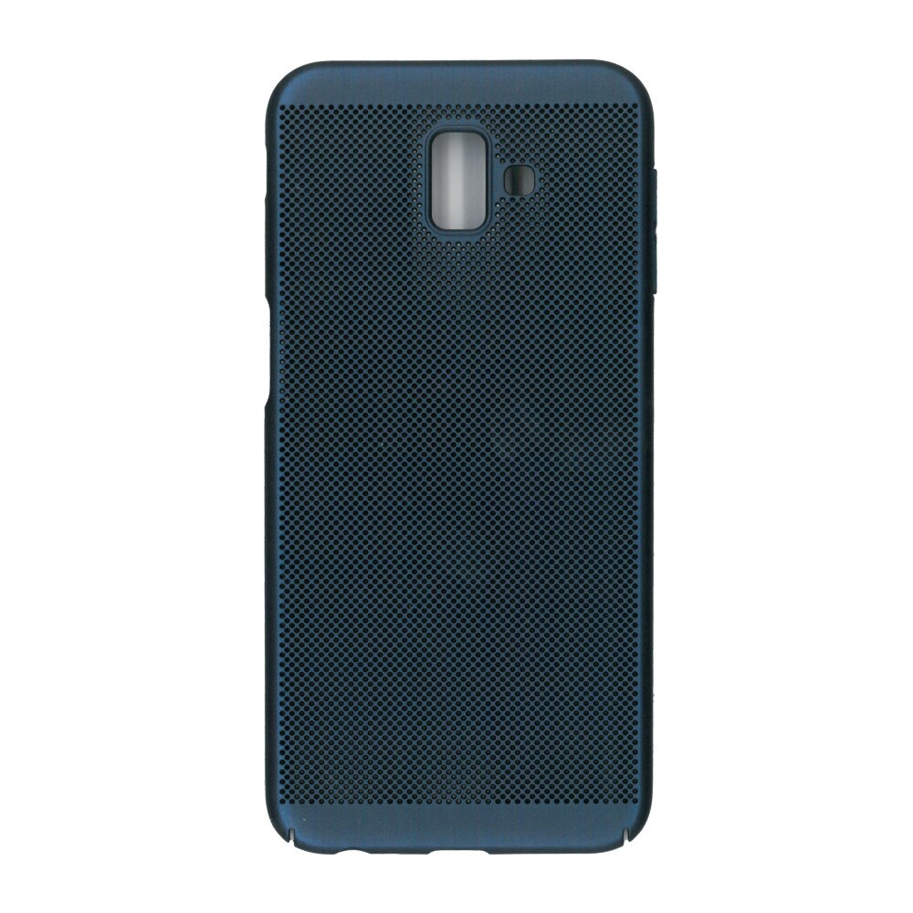 Husa de protectie spate, EuroCell Air, cu perforatii pentru Samsung Galaxy J6 Plus 2018, albastru