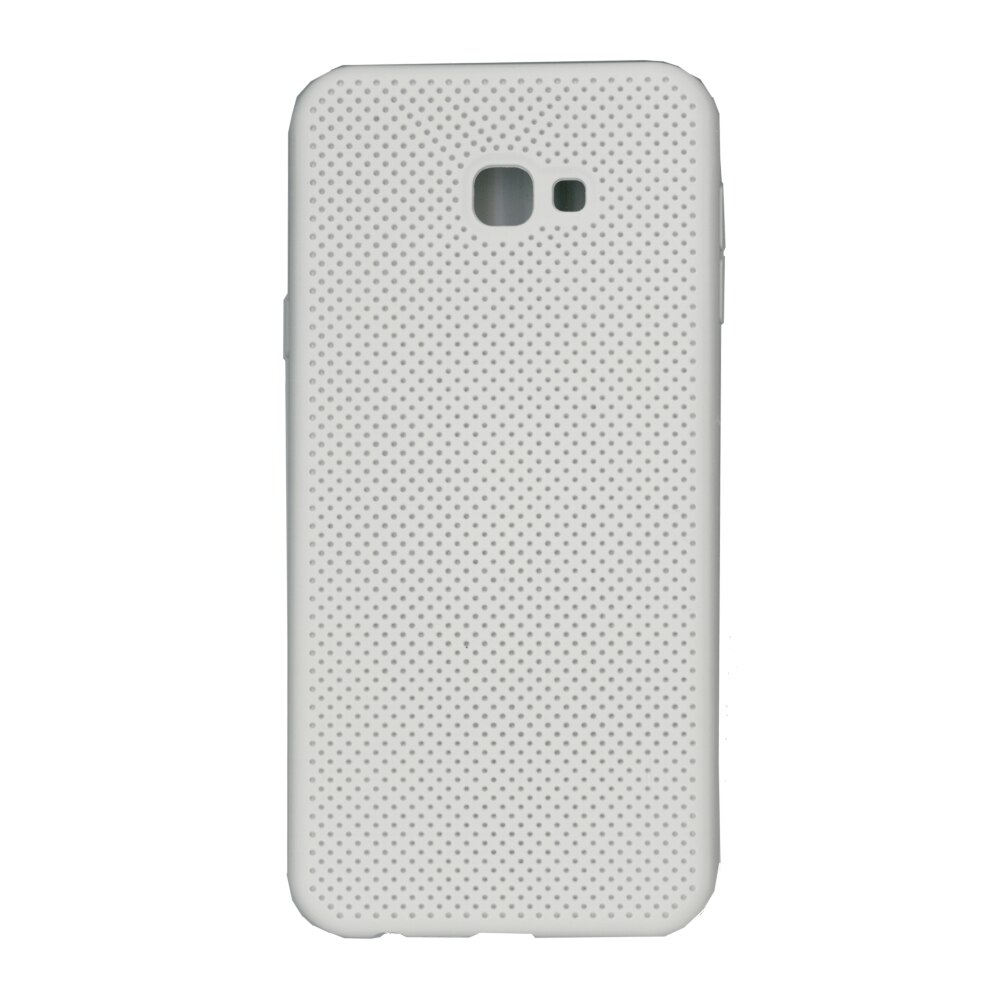 Husa din silicon cu perforatii, Eurocell, pentru Samsung Galaxy J4 Plus 2018, gri